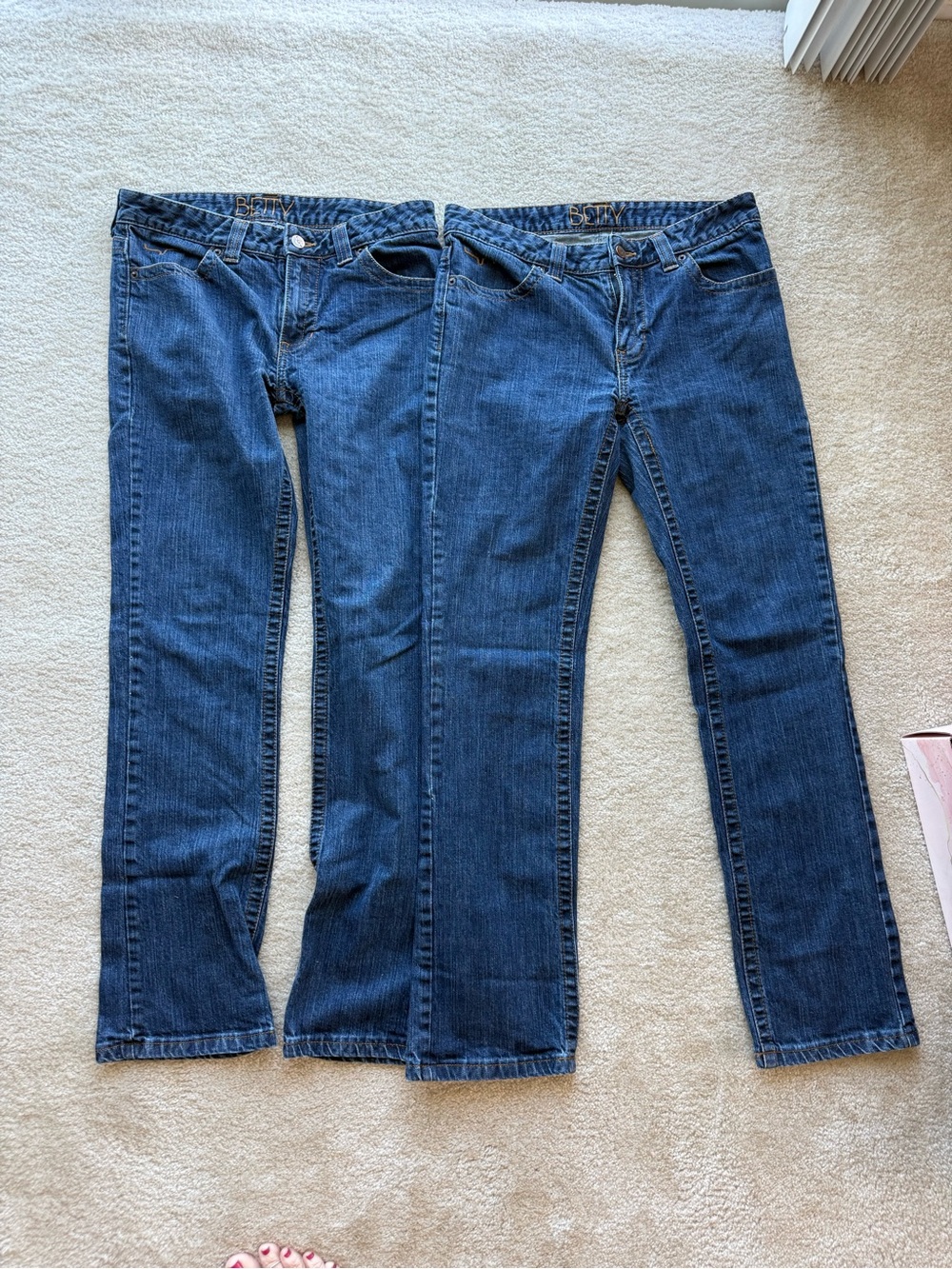 2 pairs of Kimes Ranch Betty jeans